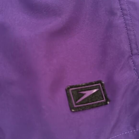 Speedo Swim Trunks Purple Men’s Swimwear Size XL Drawstring - Picture 4 of 5